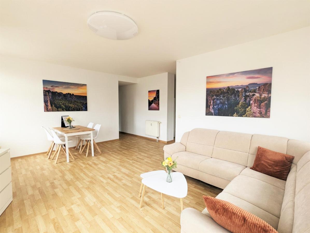 Lichtdurchflutete Helle Wohnung Mit Garten Sauna & Pool - Hw3 Sebnitz Buitenkant foto