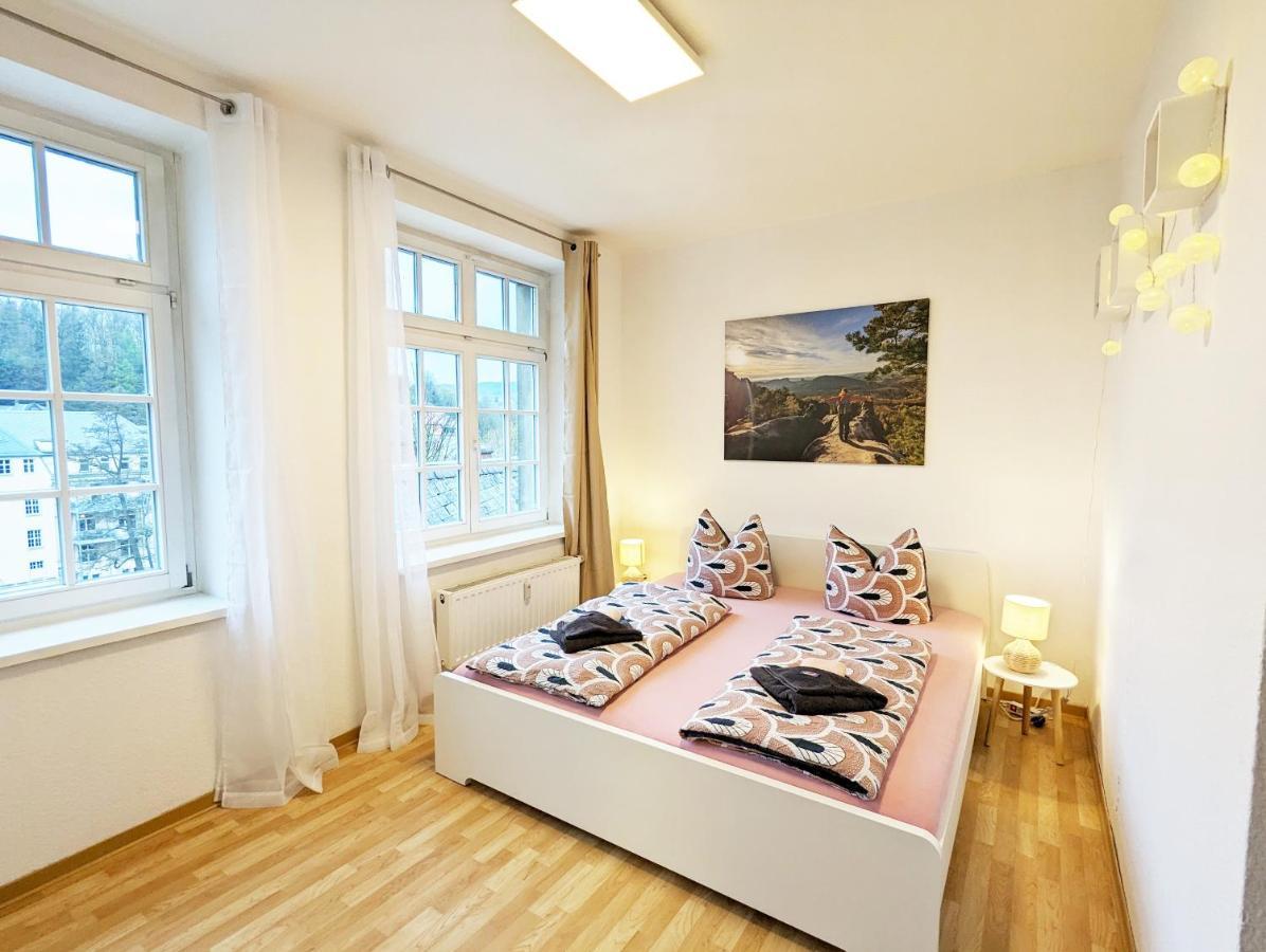Lichtdurchflutete Helle Wohnung Mit Garten Sauna & Pool - Hw3 Sebnitz Buitenkant foto