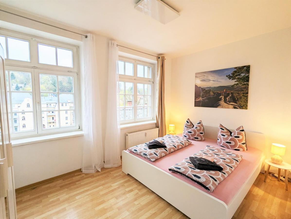 Lichtdurchflutete Helle Wohnung Mit Garten Sauna & Pool - Hw3 Sebnitz Buitenkant foto