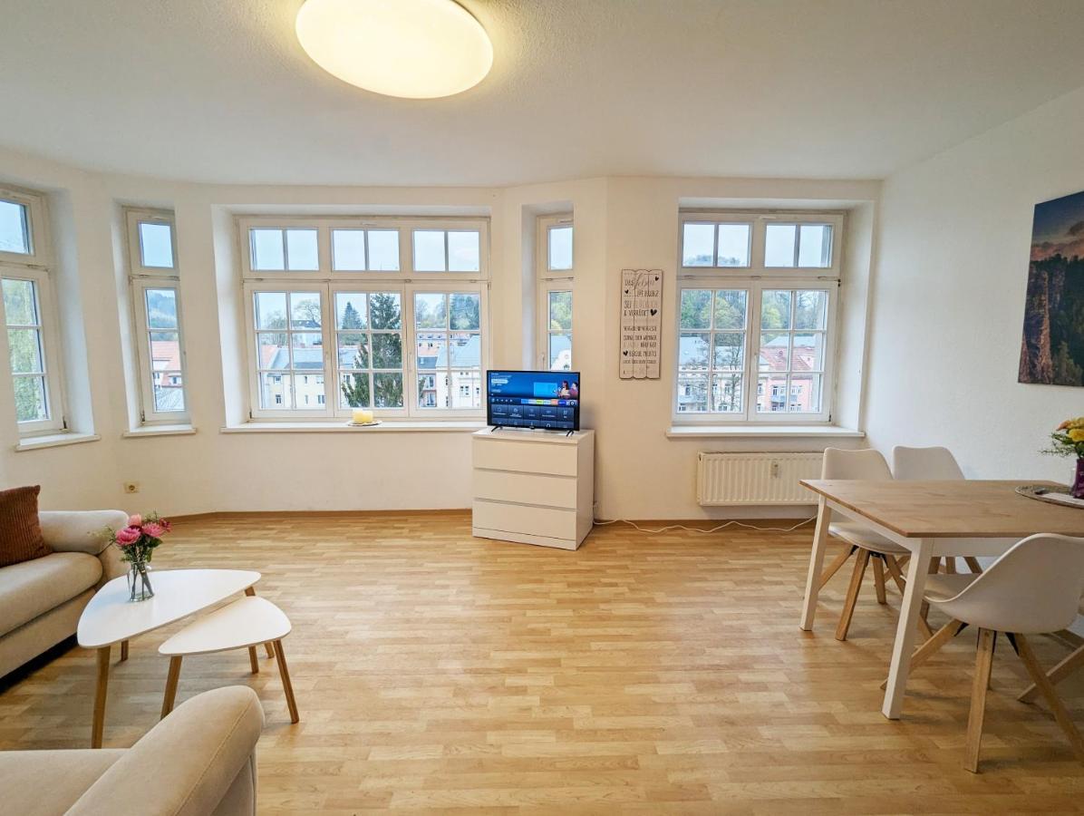 Lichtdurchflutete Helle Wohnung Mit Garten Sauna & Pool - Hw3 Sebnitz Buitenkant foto