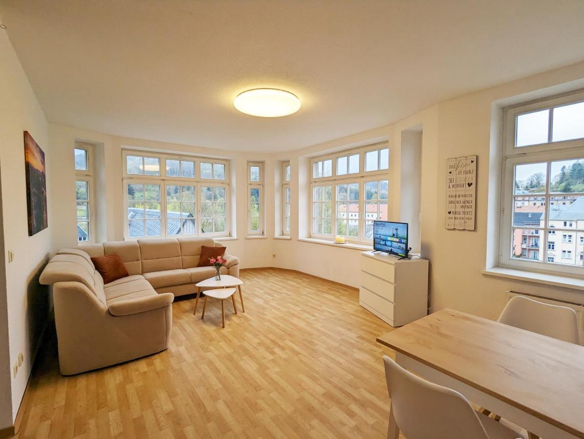 Lichtdurchflutete Helle Wohnung Mit Garten Sauna & Pool - Hw3 Sebnitz Buitenkant foto