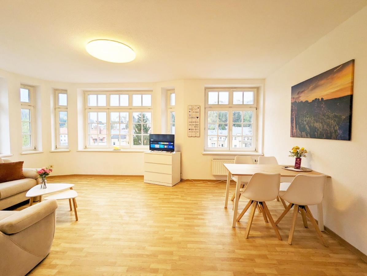 Lichtdurchflutete Helle Wohnung Mit Garten Sauna & Pool - Hw3 Sebnitz Buitenkant foto