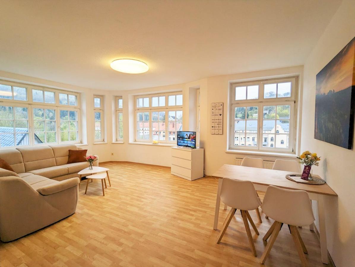 Lichtdurchflutete Helle Wohnung Mit Garten Sauna & Pool - Hw3 Sebnitz Buitenkant foto